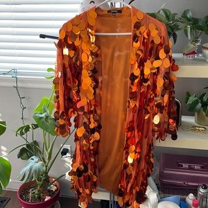 Sequin rave kimono